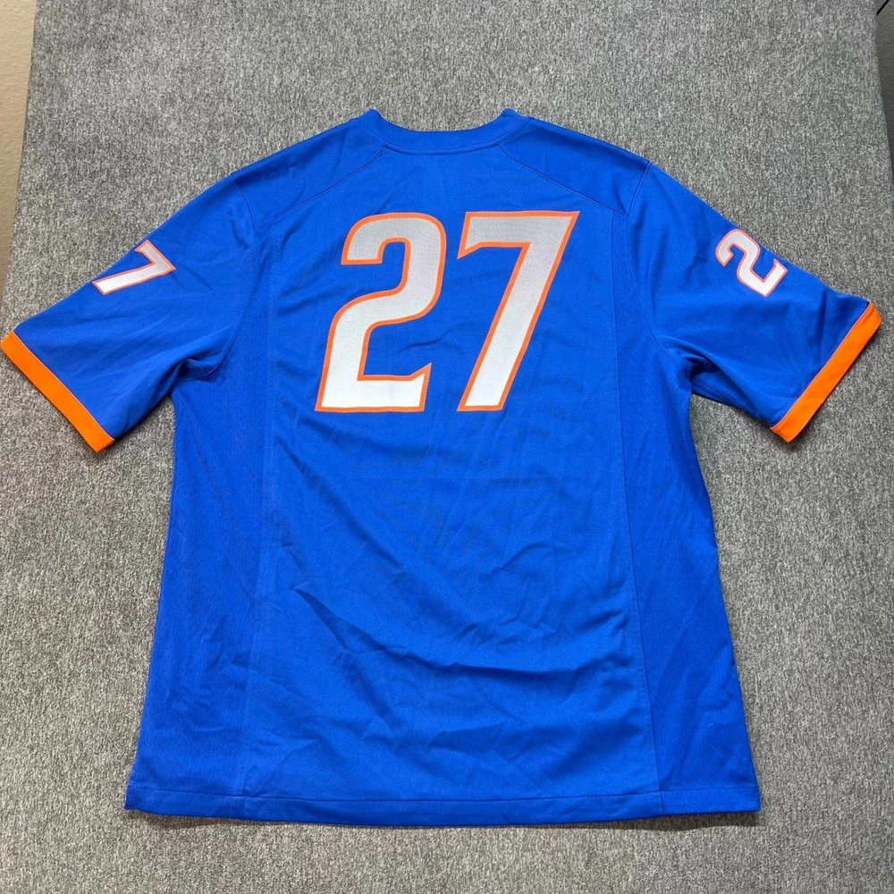 Nike Boise State Broncos Football‎ Jersey Blue 27 Mens XL FA13BID MSTR08389